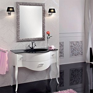 Мебель для ванной Lady bianco perla frassinato nero 