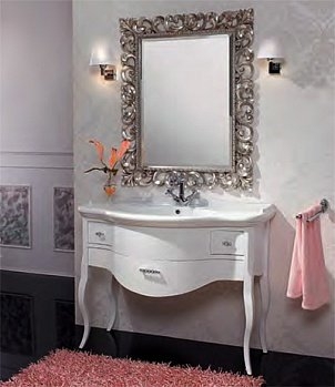 Мебель для ванной Lady bianco perla frassinato 