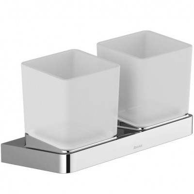 Аксессуар для ванной Ravak 10° Стакан для зубных щеток  10° X07P322 Белый Хром