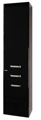 Шкаф-пенал  Америна Акватон пенал подвесной, цвет черный 1A135203AM950 