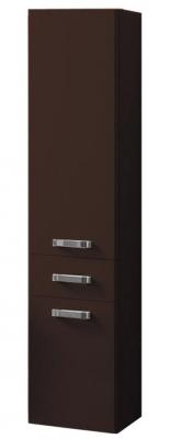 Шкаф-пенал  Америна Акватон пенал подвесной, цвет темно коричневый 1A135203AM430 