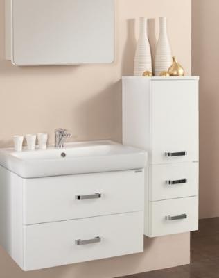 Шкаф-пенал  Акватон Полуколонна подвесная Америна, цвет белый 1A137803AM010 