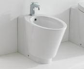 Биде напольное Scarabeo Wish Белое 2009