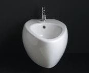 Биде подвесное  Scarabeo Moai Белое 8605