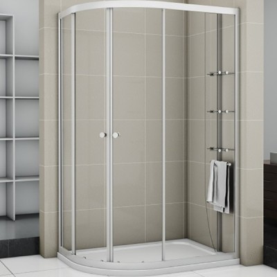 Pratico RH2 120x90 профиль Хром стекло прозрачное