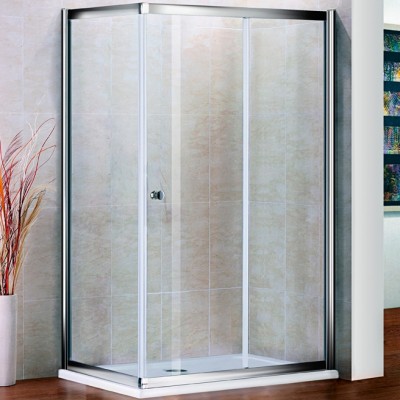  Pratico AH-1 100x80 профиль Хром стекло прозрачное