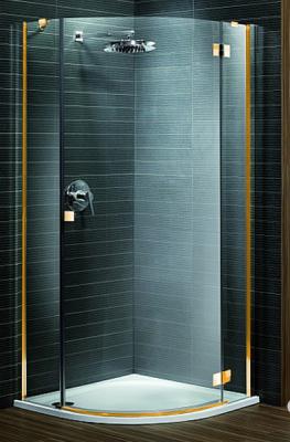 Душевая кабина полукруглая Radaway Almatea PDJ Gold 30602-09-01N 90L Gold/Glass прозрачн.