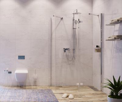 Душевой уголок, прямоугольник, с правой распашной дверью Wasser Kraft Aller White Aller 10H06RWHITE 