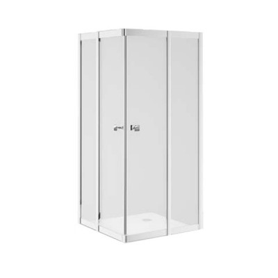 Цвет профиля — матовый хром. Цвет ручек — хром