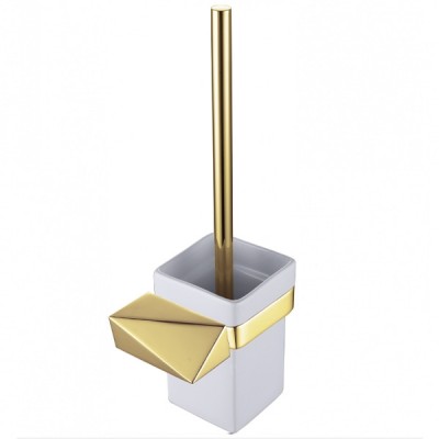 Ершик для унитаза Boheme New Venturo  10319-G Белый Золото