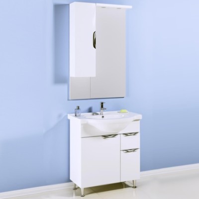 Тумба под раковину Aqwella Эколайн 75 Eco-L.01.07 Белый 