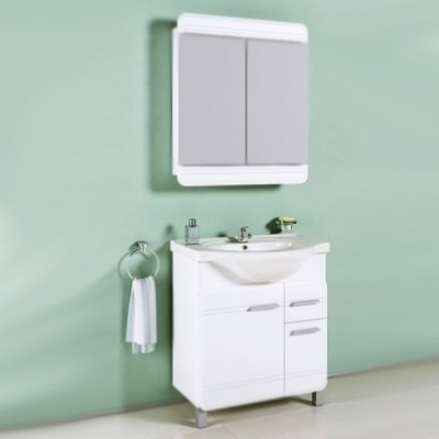 Тумба под раковину Aqwella Корсика 75 Kor.01.07 Белый 