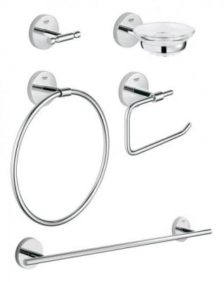 Набор аксессуаров Grohe BauCosmopolitan 40622000 хром