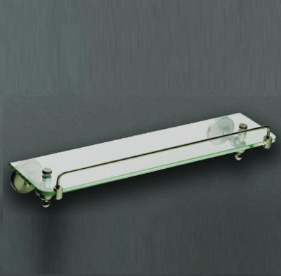 Полка стеклянная Art&Max Antic AM-2682Q AM-2682Q. бронза