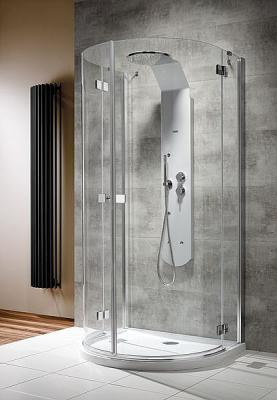 Пристенная душевая кабина Radaway Almatea P 30722-01-01N CR/Glass прозрачн.