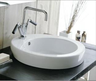 Раковина встраиваемая Scarabeo Lavabi D Arredo 8016A Белая