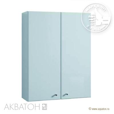 Шкаф двустворчатый Акватон 124-3 Симпл 1A012403SL010 белый
