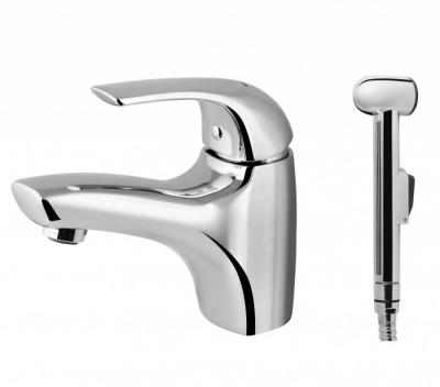 Смеситель для умывальника с гигиеническим душем AM.PM Sense F7503000 Хром