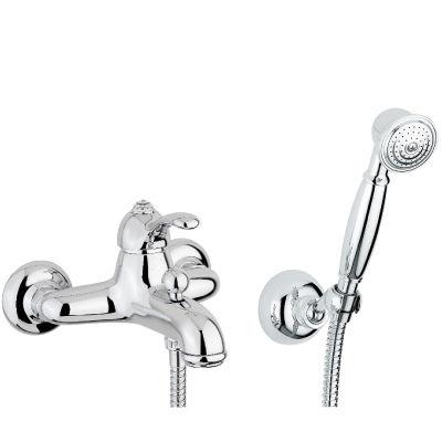 Смеситель для ванны  Bugnatese Lem Kristal  1902+SW CR (хром)