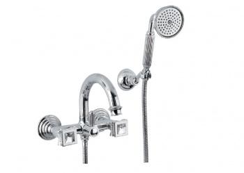 Смеситель для ванны с ручным душем Bugnatese Olympia 8402K CR (хром)