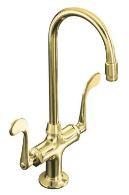 Смеситель Kohler Essex K-8761-PB латунь