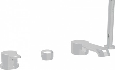 Смеситель на борт ванны Variante  DOLCE-BVD-01-Cr Dolce