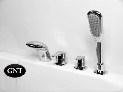 Смеситель на борт ванны на 4 отверстия GNT Motana  Motana-77 CR(хром)