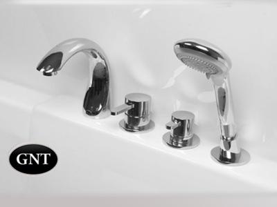 Смеситель на борт ванны на 4 отверстия GNT TonleSap  TonleSap-75 CR(хром)