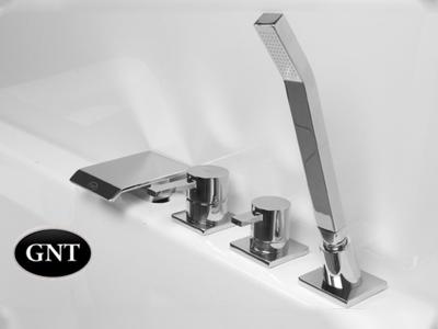 Смеситель на борт ванны на 4 отверстия GNT Torrens-73 CR(хром)
