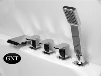 Смеситель на борт ванны на 5 отверстий GNT Torrens-72 CR(хром)