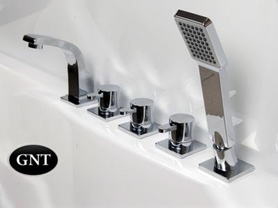 Смеситель на борт ванны на 5 отверстий GNT VISSMAN-H 77617 CR(хром)