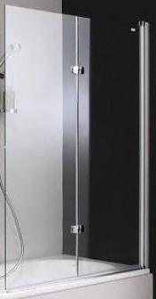 Шторка для ванны Hueppe Express Diamond 175241.087.321  матовое серебро