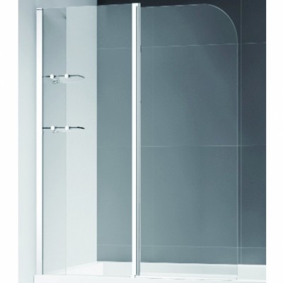 Eco V-12 120x140 профиль Хром, стекло прозрачное