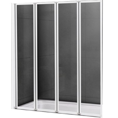  Cezares Relax V-4 80х140 профиль Белый, стекло прозрачное