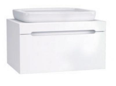 белая глянцевая