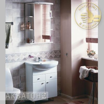 Тумба под раковину Акватон Кристалл 65 1A054801KS010 белый