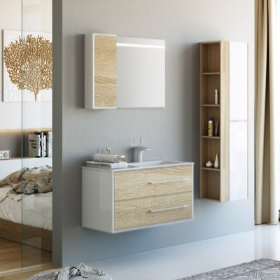 Дуб сонома/белый 