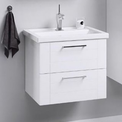 Тумба под раковину Aqwella Манчестер 60 подвесная MAN01062 Белый глянец