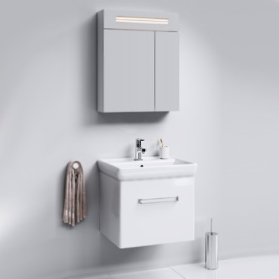 Тумба под раковину Aqwella Нео 60 подвесная Neo.01.06/1 Белый 