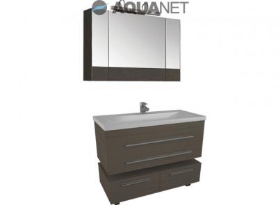 Тумба под раковину Aquanet Нота 100 Камерино 171496 белый глянец