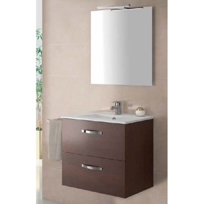 Тумба под раковину Jacob Delafon Ola 61 подвесная EB390-NR Темный дуб