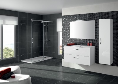 Белая глянцевая