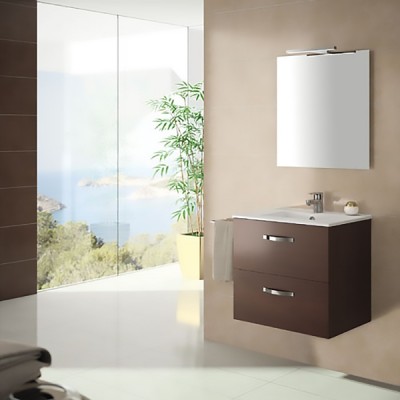 Тумба под раковину Jacob Delafon Ola 81 подвесная EB391-NR Темный дуб