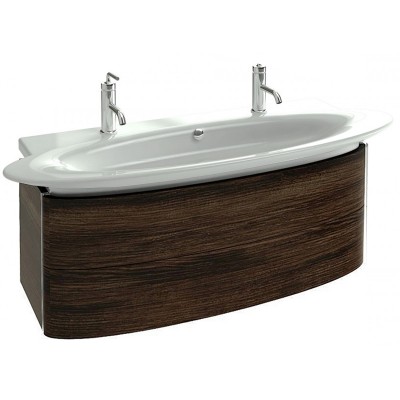 Тумба под раковину Jacob Delafon Presquile 130 подвесная 2 ящика EB1105-V13 Палисандр шпон