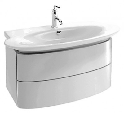 Белая глянцевая