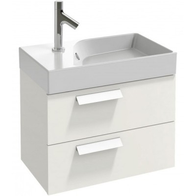 Тумба под раковину Jacob Delafon Rythmik 60x37 подвесная 2 ящика EB1300-G1C Белая