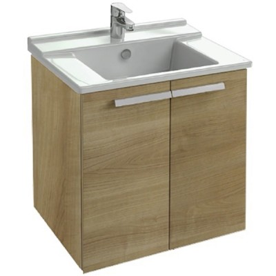 Тумба под раковину Jacob Delafon Struktura 57 подвесная EB1280-E13 Розовое дерево	