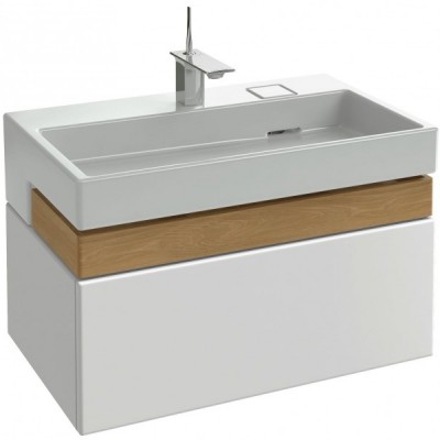 Тумба под раковину Jacob Delafon Terrace 80 подвесная EB1186-G1C Белый лак