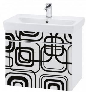 Тумба подвесная Dreja Vision 60 21590 Мотив Геометрия