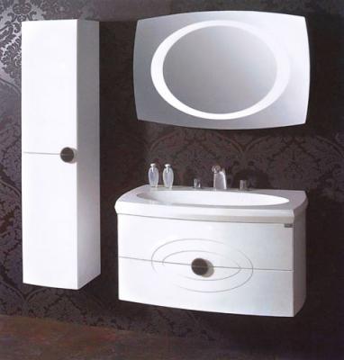 Тумба с раковиной Nautico Bel Canto BDF-6003 белый глянец